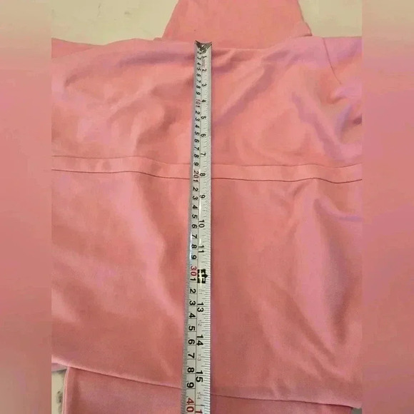 NWT $229 Ted Baker Papron Tie Front Dress-Pink-(Ted Baker Size 1) - Picture 12 of 13